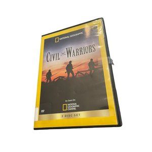 National Geographic Civil Warriors DVD 3-Disc Set Discarded Library Material